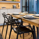 Cadeira Preta Allegra Master Para Cozinha Mesa Jantar Estrutura Da Cadeira Preto