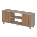 Rack Para Tv Até 50 Polegadas Luka 2 Portas Fendi/mel - Fellicci